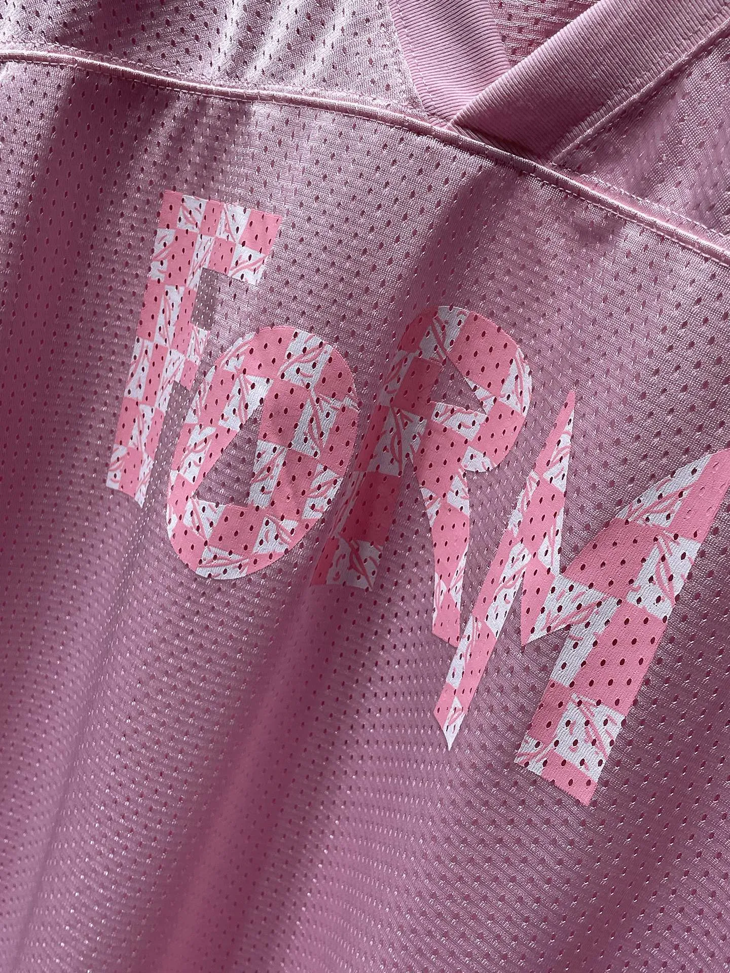 P216 Chrome Hearts 25ss customized version of high gram weight uniform fabric Chrome mattyboy official website limited flower arm ice hockey uniform counter synchronization 1:1 replica version Recommended color: pink Size: S, M, L, XL